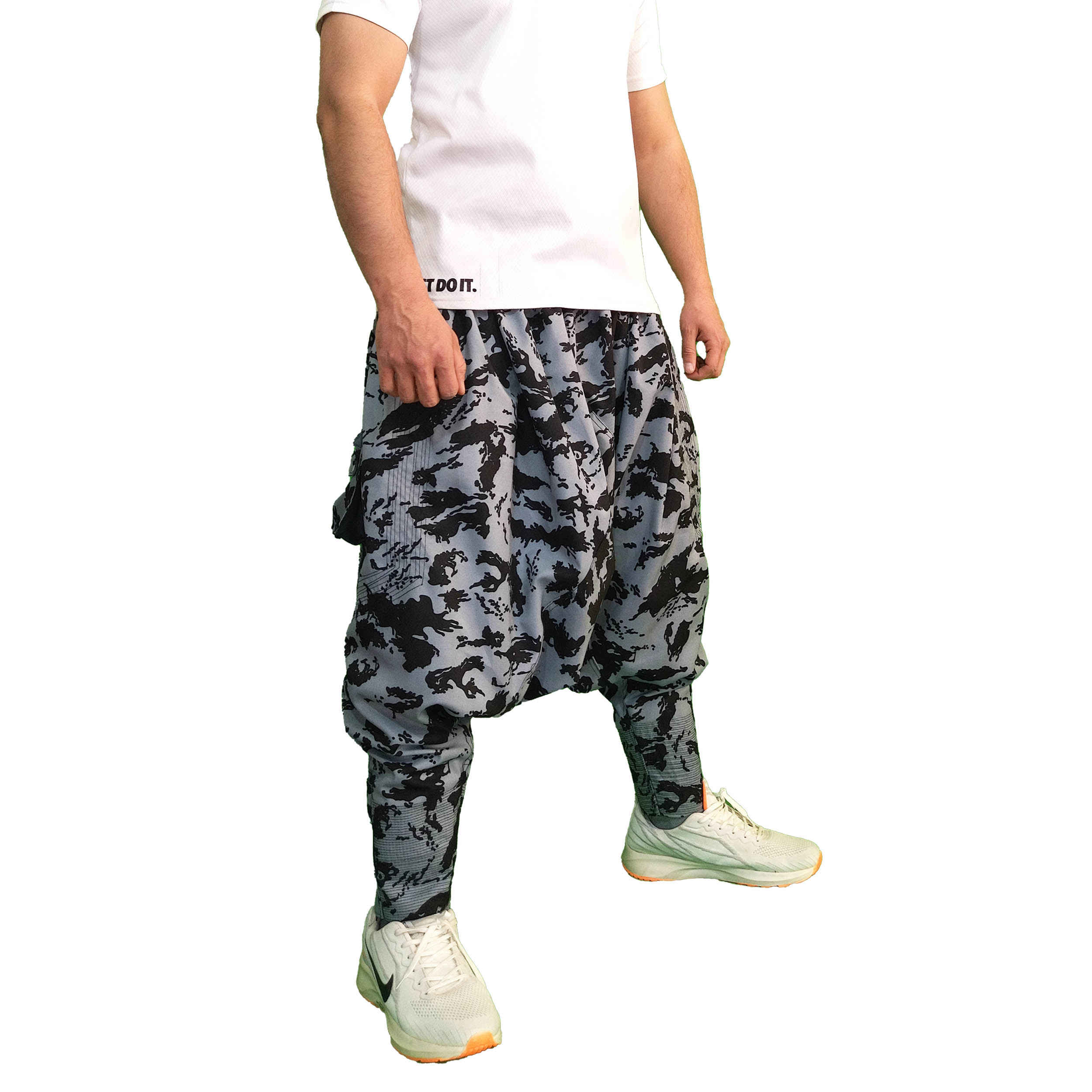 Price and Buy Traditional Kurdish Trouser – Gray Palangi Shalwar - Image 4