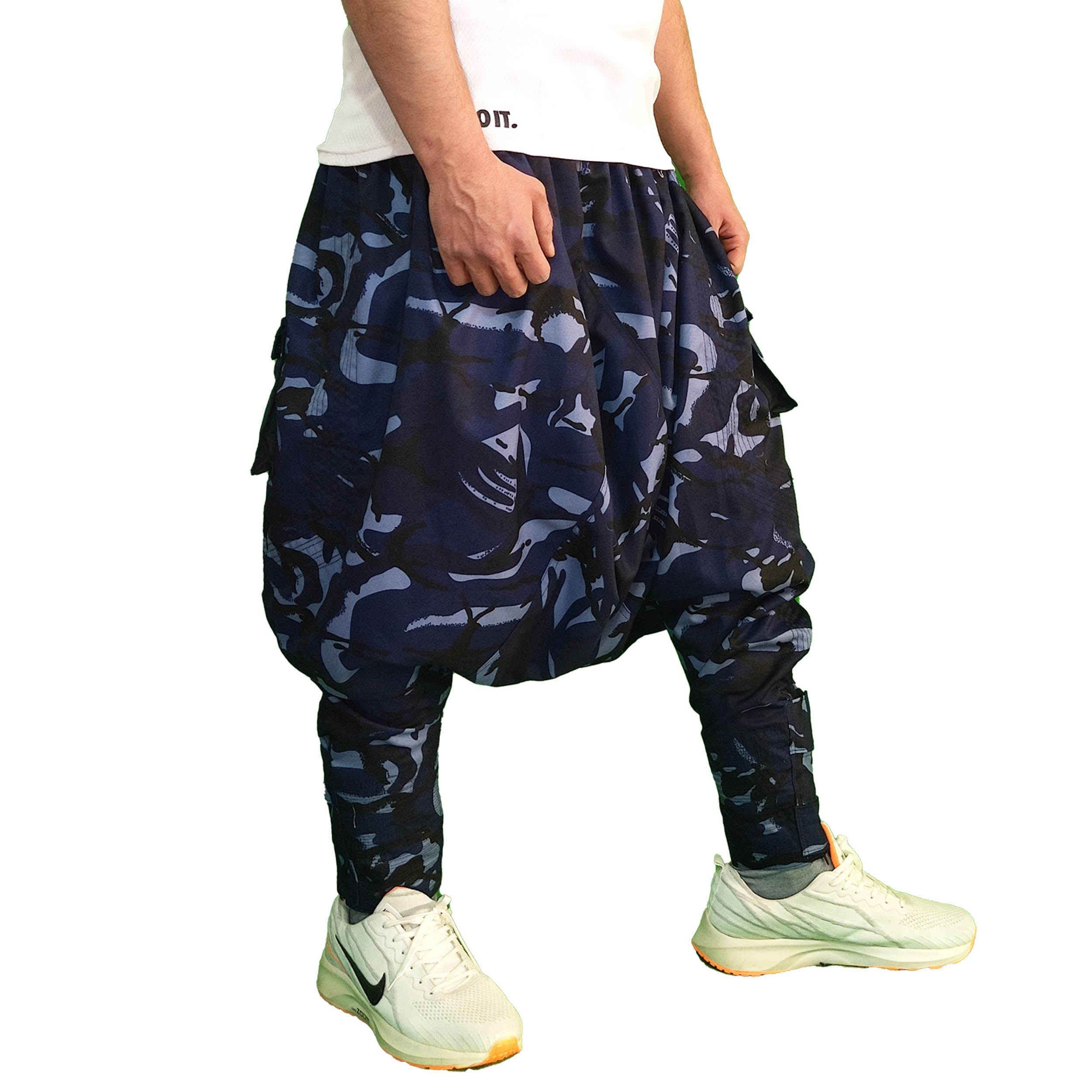 Price and Buy Traditional Kurdish Trouser – Navy Blue Palangi Shalwar - Image 3