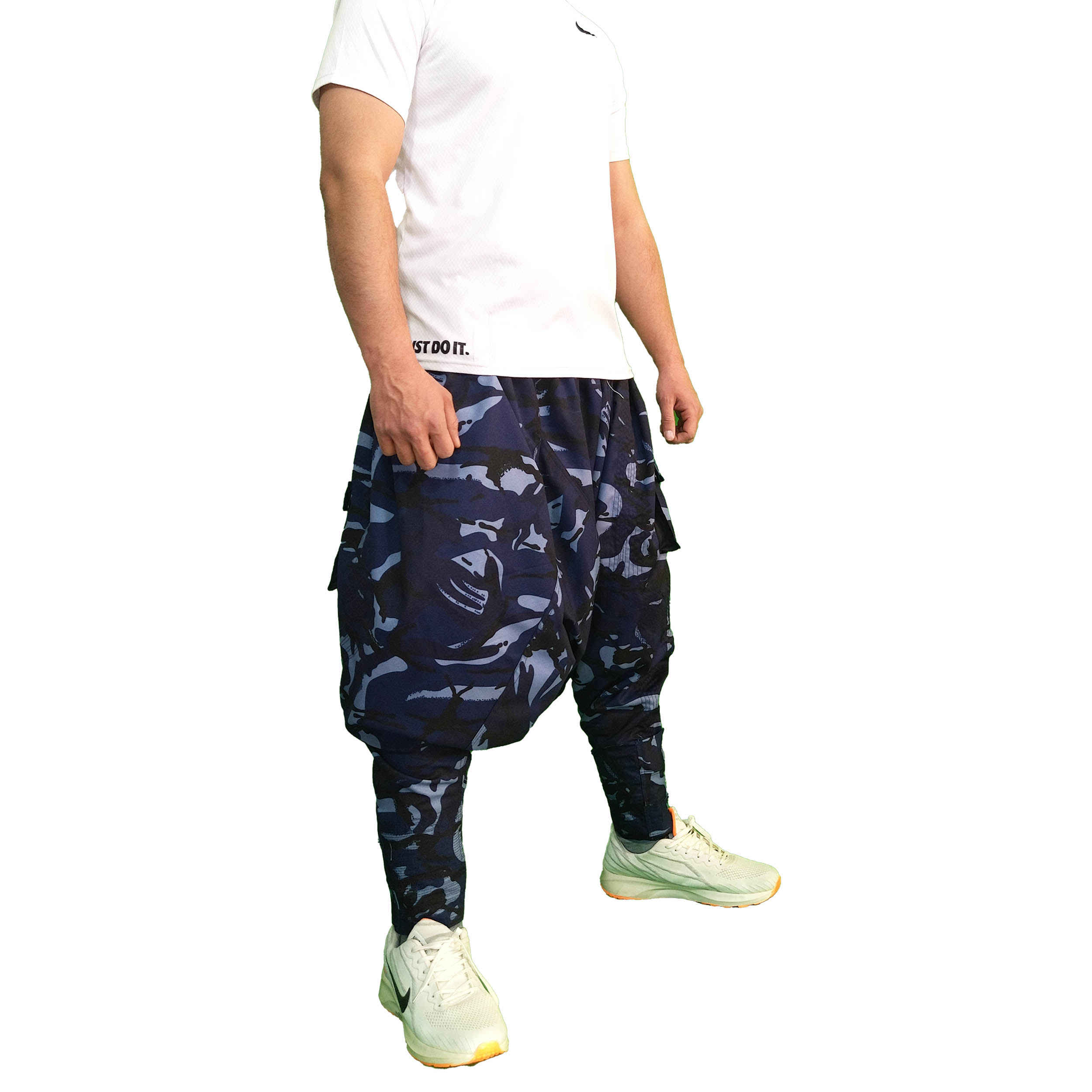 Price and Buy Traditional Kurdish Trouser – Navy Blue Palangi Shalwar - Image 4