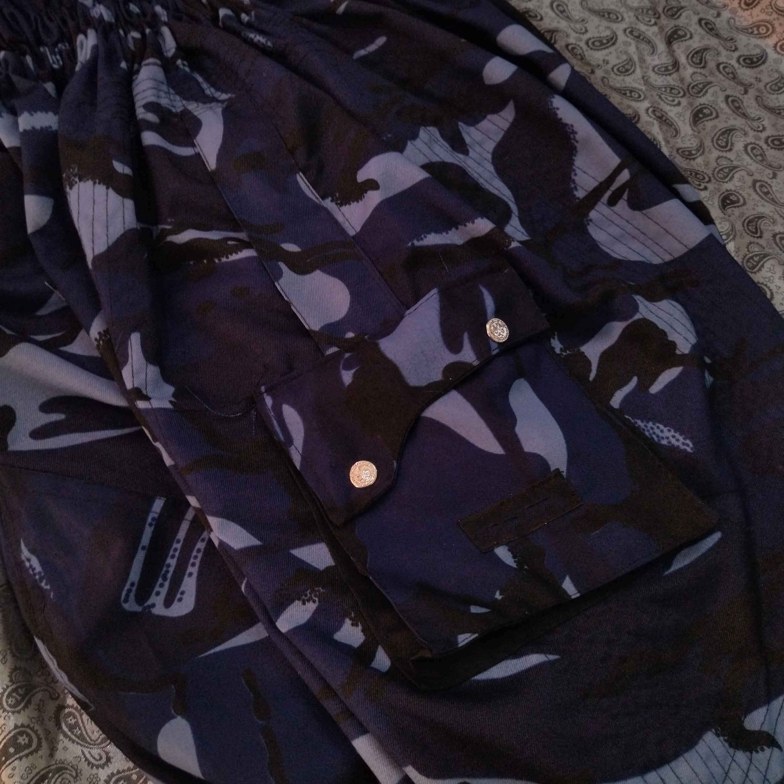Price and Buy Traditional Kurdish Trouser – Navy Blue Palangi Shalwar - Image 6