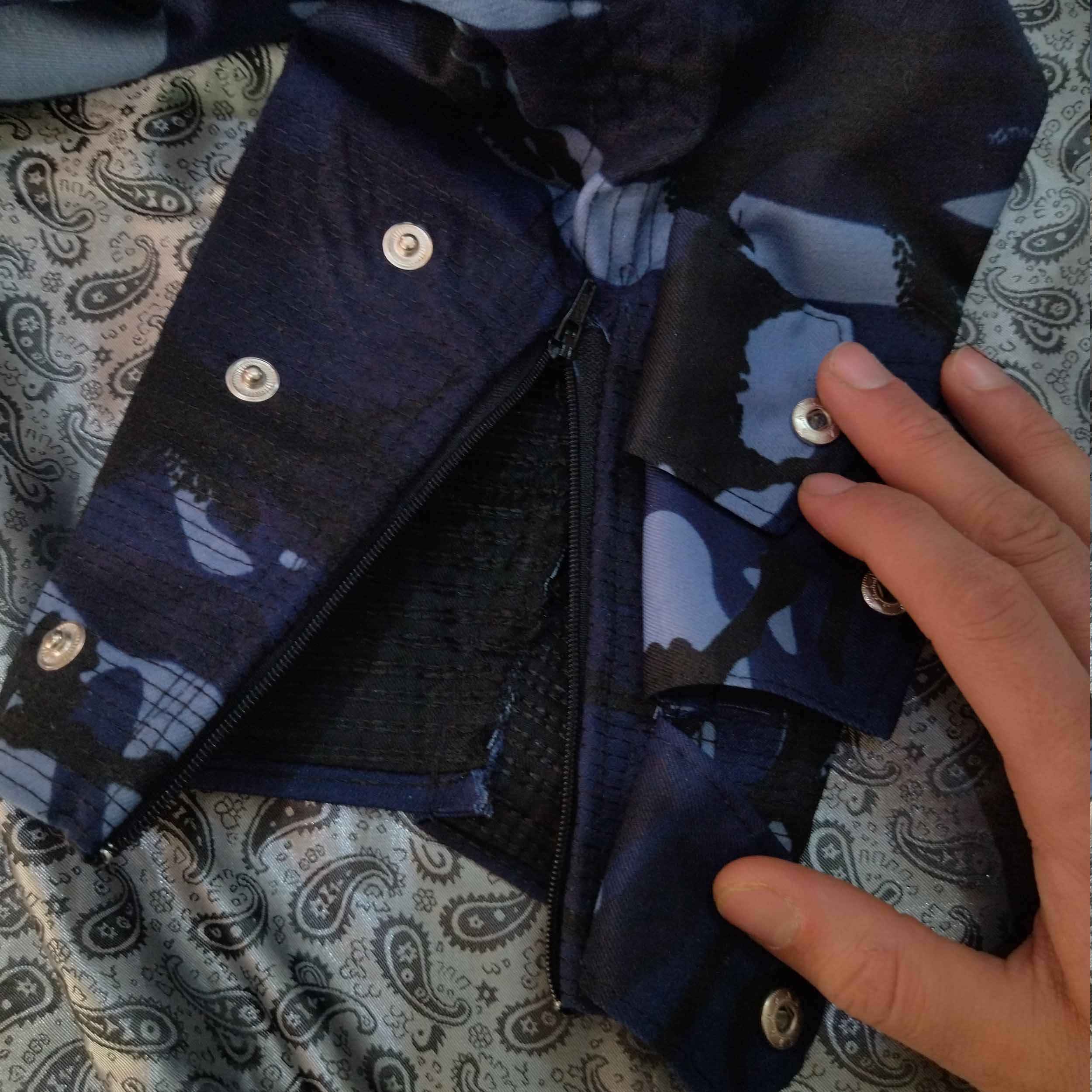 Price and Buy Traditional Kurdish Trouser – Navy Blue Palangi Shalwar - Image 8