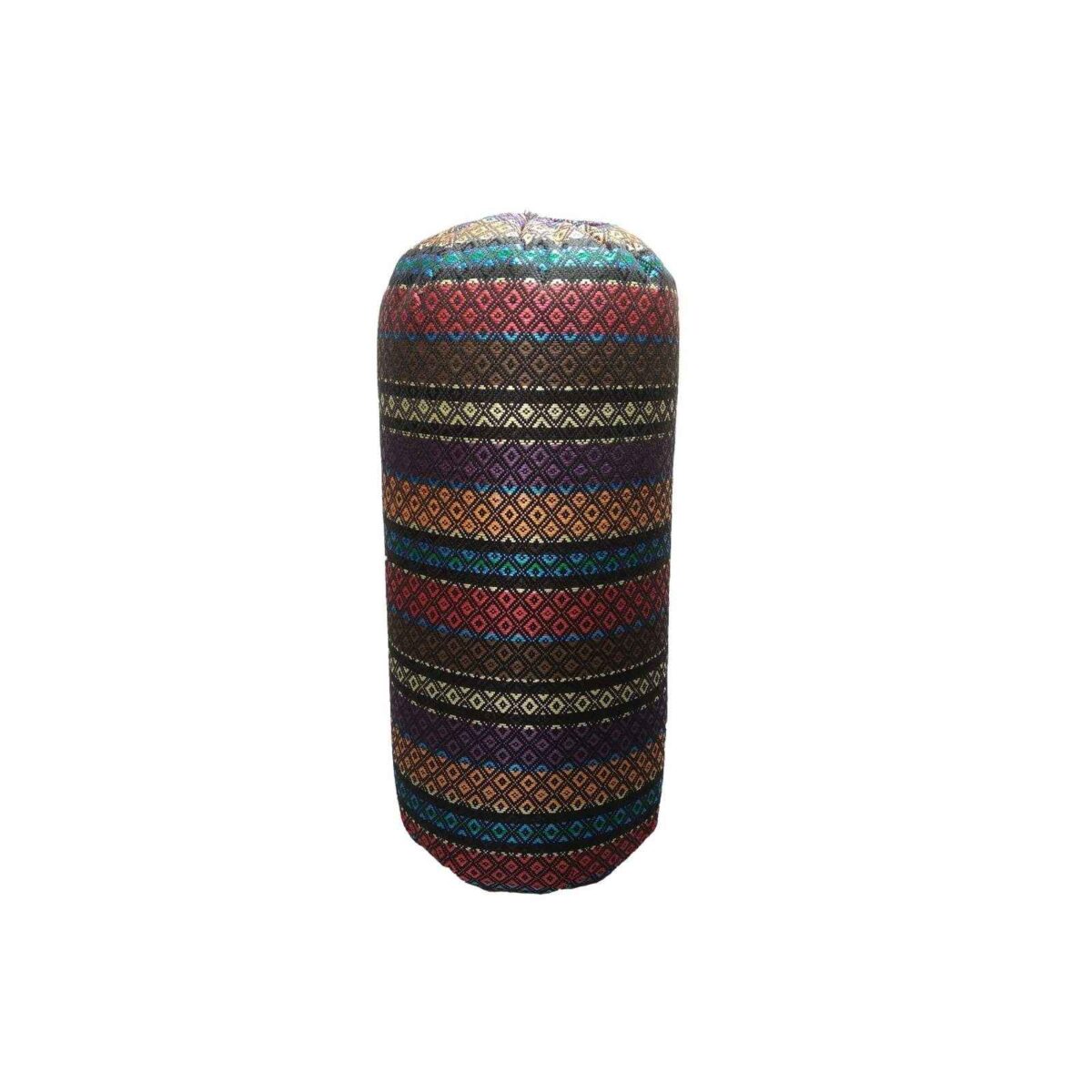 Price and Buy Traditional Persian Cylindrical Bolster Pillow with Elegant Jajim Fabric Stripped - Image 3