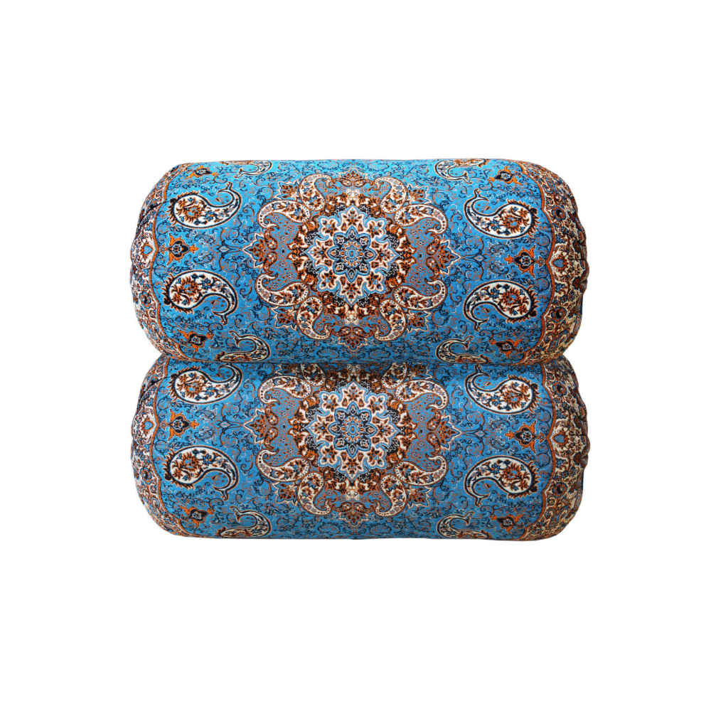 Price and Buy Traditional Persian Cylindrical Bolster Pillow with Elegant Termeh Fabric Salar - Image 3