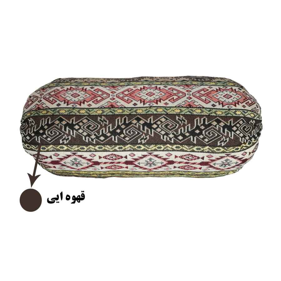Price and Buy Traditional Persian Cylindrical Bolster Pillow with Elegant Termeh Fabric - Image 3