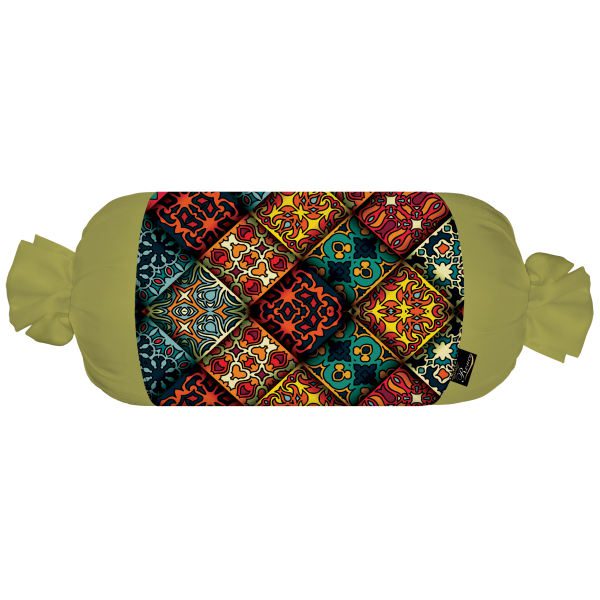 Price and Buy Traditional Persian Cylindrical Bolster Pillow with Velvet Fabric Pale Green_68f6a5fc54112.jpeg Price and Buy Traditional Persian Cylindrical Bolster Pillow with Velvet Fabric Pale Green