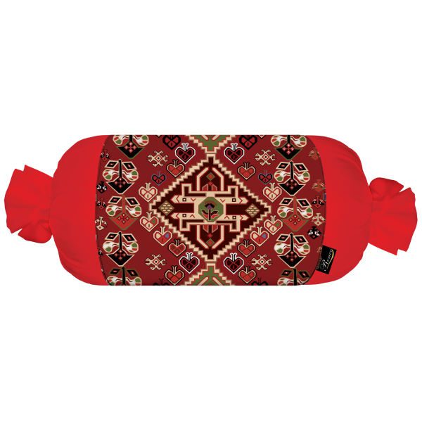 Price and Buy Traditional Persian Cylindrical Bolster Pillow with Velvet Fabric Red_68f6a518c327f.jpeg Price and Buy Traditional Persian Cylindrical Bolster Pillow with Velvet Fabric Red