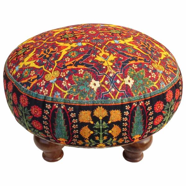 Price and Buy Traditional Persian Footstool with Wooden Legs and Velvet Fabric Art_68f5439e51011.jpeg Price and Buy Traditional Persian Footstool with Wooden Legs and Velvet Fabric Art