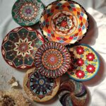 Price and Buy Traditional Persian-Inspired Pottery Wall Plates – Handmade Décor (7 Pcs)