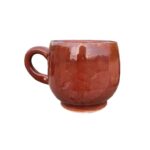 Price and Buy Traditional Persian Pottery Teacup with Handle Suitable for Tea & Coffee in Brown - Image 3