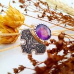 Price and Buy Traditional Persian Purple Amethyst Silver Ring For Women