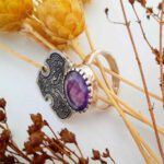 Price and Buy Traditional Persian Purple Amethyst Silver Ring For Women - Image 3