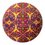 Price and Buy Traditional Persian Velvet Ottoman – Seven Vibrant Colors & Carved Wooden Legs - Image 5