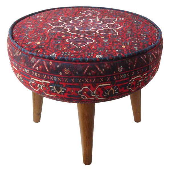 Price and Buy Traditional Red Persian Footstool with Wooden Legs and Velvet Fabric Arka_68fbe03a6c15e.jpeg Price and Buy Traditional Red Persian Footstool with Wooden Legs and Velvet Fabric Arka