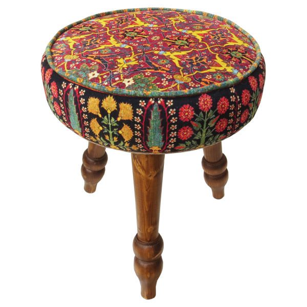 Price and Buy Traditional Red Persian Footstool with Wooden Legs and Velvet Fabric FA3LL_68f4dc0d1ded8.jpeg Price and Buy Traditional Red Persian Footstool with Wooden Legs and Velvet Fabric FA3LL