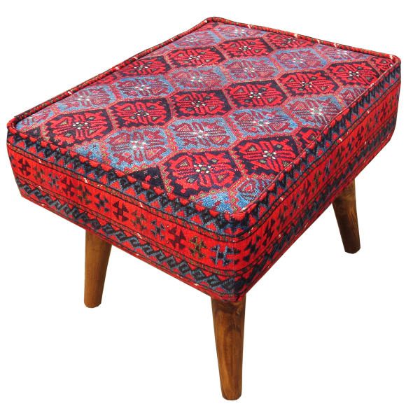 Price and Buy Traditional Red Persian Footstool with Wooden Legs and Velvet Fabric MO2_68f4d668860c3.jpeg Price and Buy Traditional Red Persian Footstool with Wooden Legs and Velvet Fabric MO2