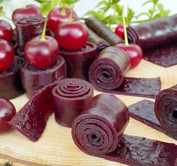 Price and Buy Traditional Sour Cherry Persian Fruit Leather Roll – Homemade, 800g - Image 4