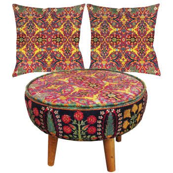 Price and Buy Traditional Velvet Footstool & Cushions Set Inspired by Persian Art_68f4d753d125b.jpeg Price and Buy Traditional Velvet Footstool & Cushions Set Inspired by Persian Art