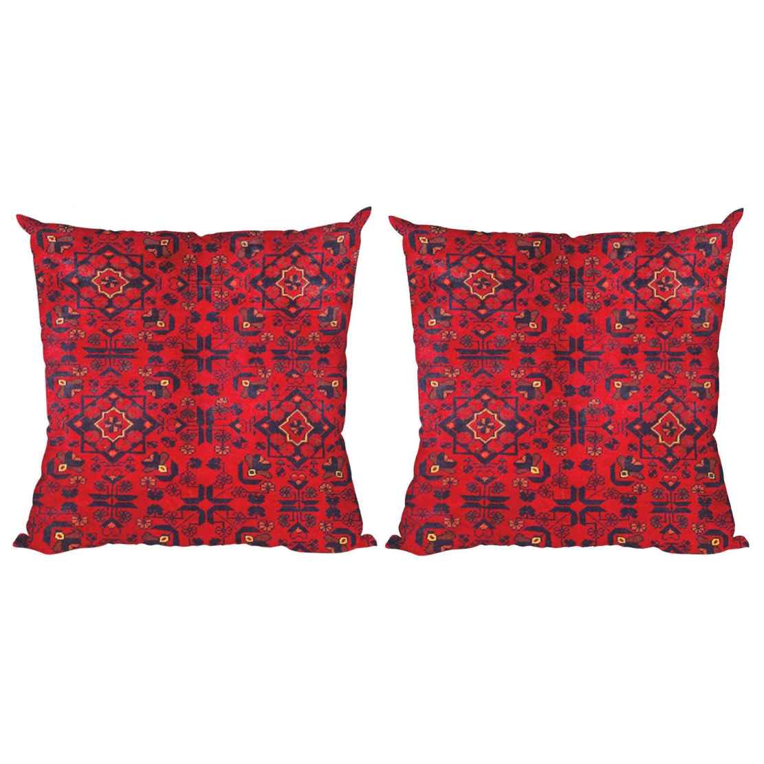 Price and Buy Traditional Velvet Footstool & Cushions Set Inspired by Persian Art - Image 4