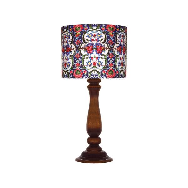 Price and Buy Traditional Wooden Table Lamp with Persian Inspired Lampshade