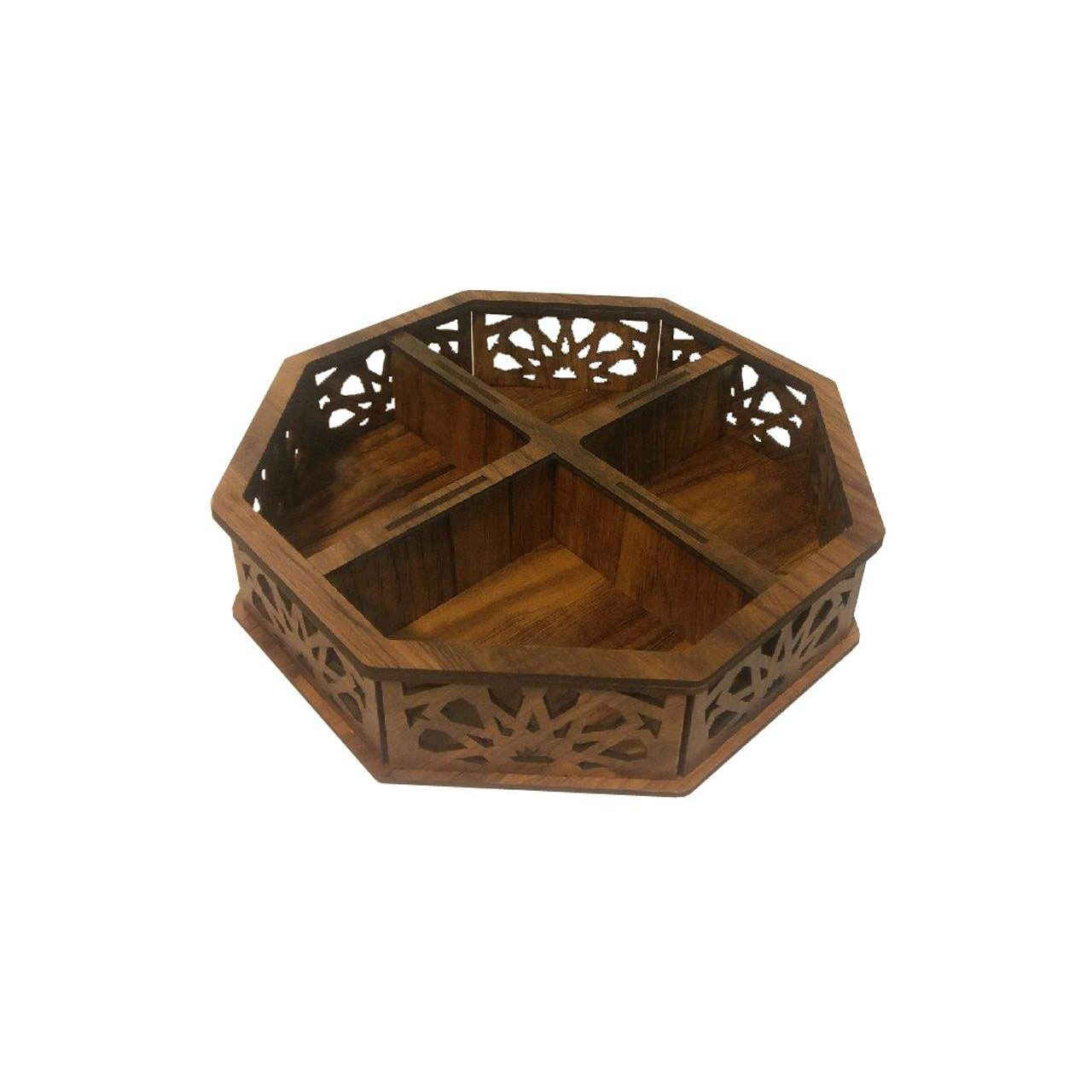 Price and Buy Trapezius Design Wooden Tea Storage Box with Inner Compartments - Image 3