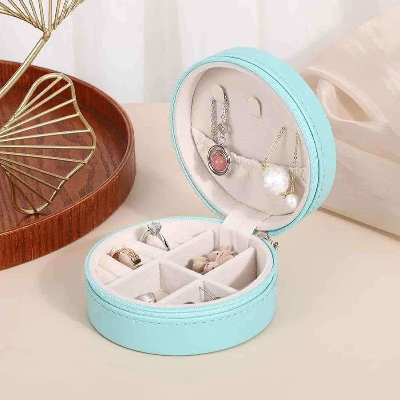 Price and Buy Travel-Friendly Jewelry Box – Secure Organizer for Trips & Vacations_690368bf28588.jpeg Price and Buy Travel-Friendly Jewelry Box – Secure Organizer for Trips & Vacations - Image 8
