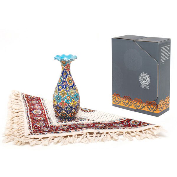 Price and Buy Treasured Persian Artisanal Gift Set Minakari Vase & Tablecloth_68fed3a5bb47a.jpeg Price and Buy Treasured Persian Artisanal Gift Set Minakari Vase & Tablecloth