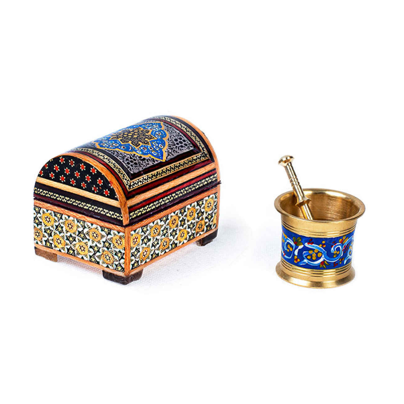 Price and Buy Treasured Persian Artisanal Gift Set with Saffron