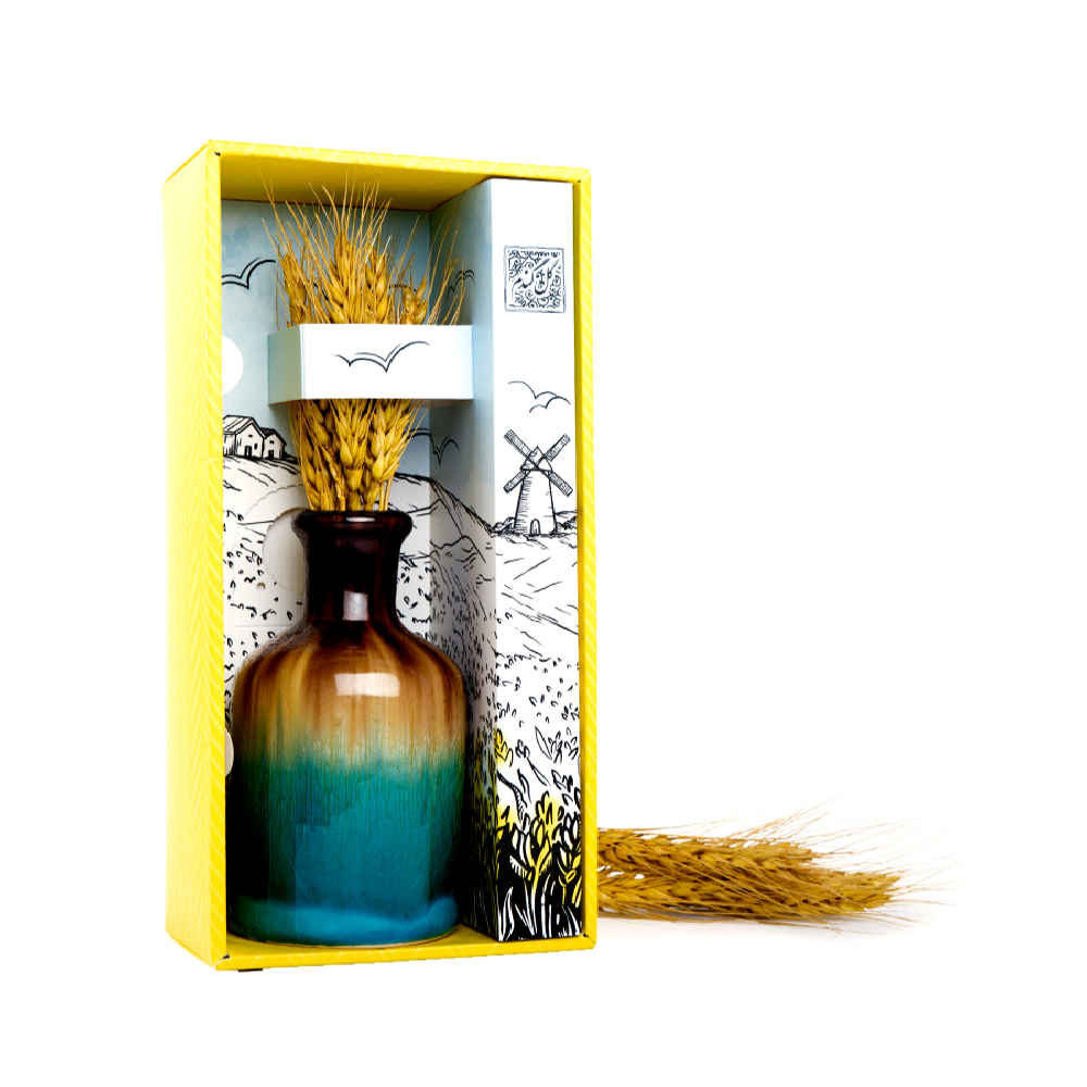 Price and Buy Treasured Persian Artisanal Pottery Jug & Wheat Gift Set - Image 3