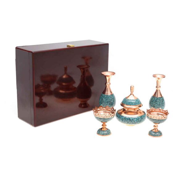 Price and Buy Treasured Persian Artisanal Turquoise Inlaid Vases and Bowl Gift Set_68fbfd6772599.jpeg Price and Buy Treasured Persian Artisanal Turquoise Inlaid Vases and Bowl Gift Set