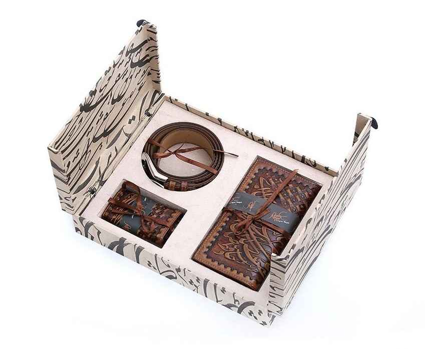 Price and Buy Treasured Persian Artisanal Wallet, Keychain & Card Holder Gift Set for Men - Image 9