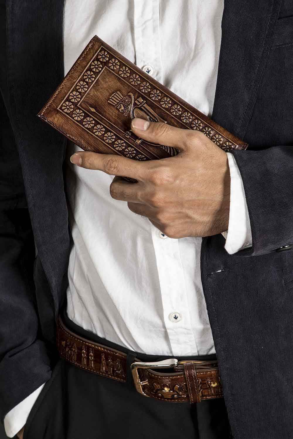 Price and Buy Treasured Persian Artisanal Wallet, Keychain & Card Holder Gift Set - Image 3