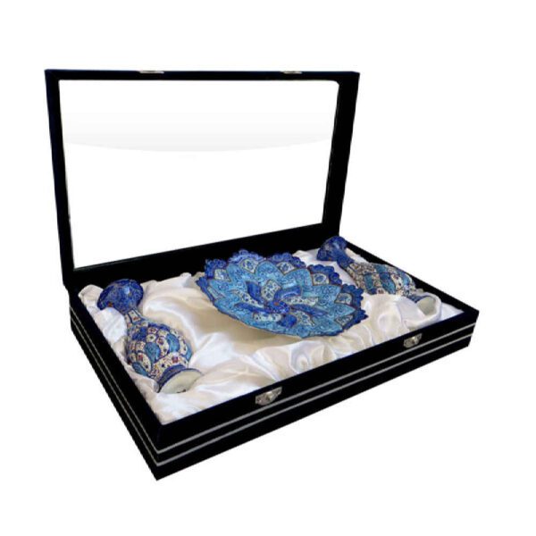 Price and Buy Treasured Persian Minakari Vases and Plate Gift Set_68fc4589af155.jpeg Price and Buy Treasured Persian Minakari Vases and Plate Gift Set