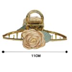 Price and Buy Trendy & Secure Claws with Fabric Rose Design - Image 6