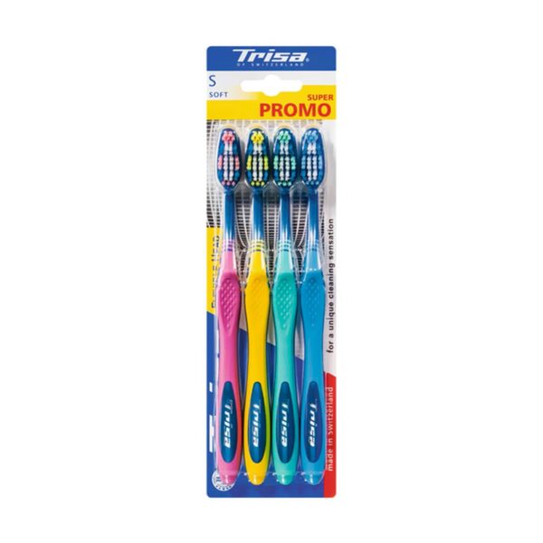 Price and Buy Triza Toothbrush Flexi Bell Head with Soft Bristles, Pack of 4_6902610f913c6.jpeg Price and Buy Triza Toothbrush Flexi Bell Head with Soft Bristles, Pack of 4