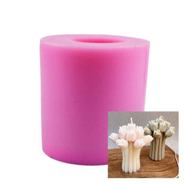 Price and Buy Tulip Bouquet Silicone Candle Mold_68fda24b43a9b.jpeg Price and Buy Tulip Bouquet Silicone Candle Mold
