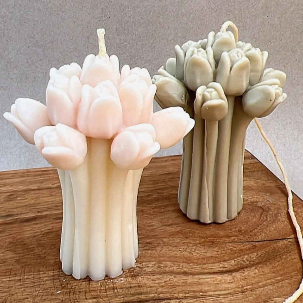 Price and Buy Tulip Bouquet Silicone Candle Mold - Image 3