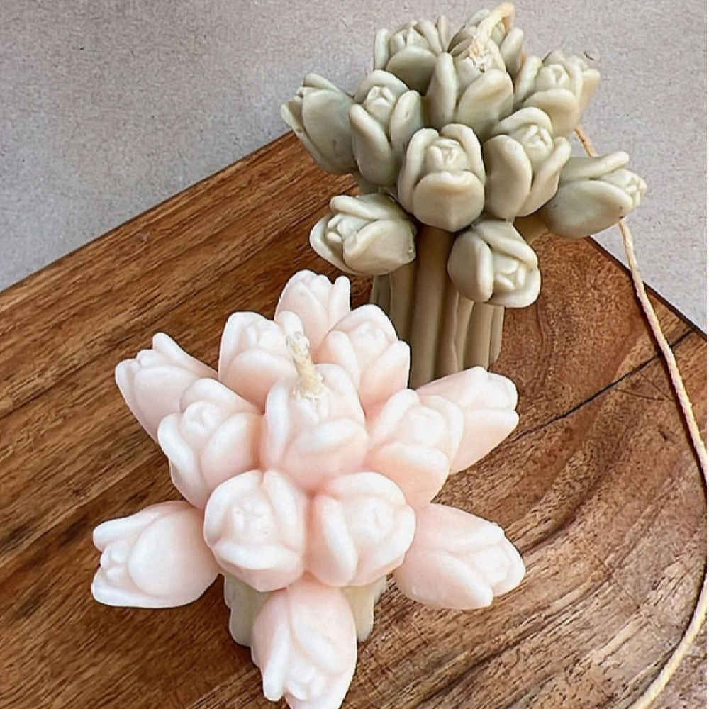 Price and Buy Tulip Bouquet Silicone Candle Mold - Image 4