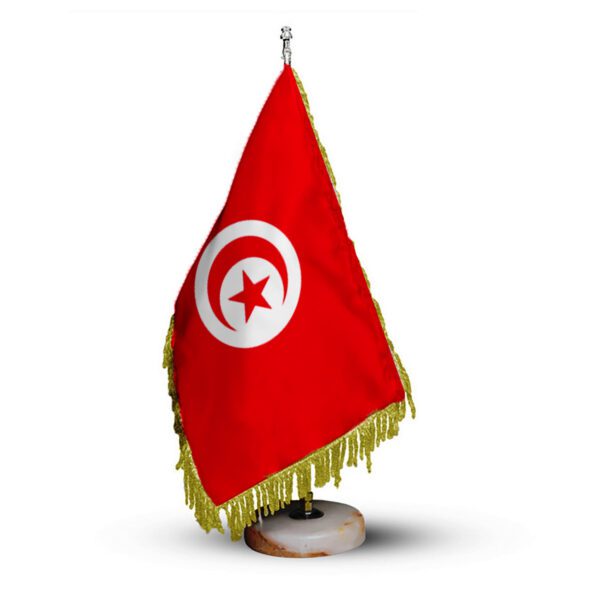 Price and Buy Tunisia Table Flag with Stone Base_68fef90713294.jpeg Price and Buy Tunisia Table Flag with Stone Base