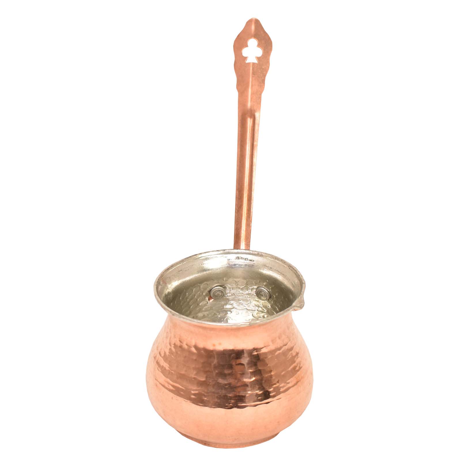 Price and Buy Turkish Coffee Pot – Traditional Hammered Copper Cezve / Ibrik, B3 - Image 3