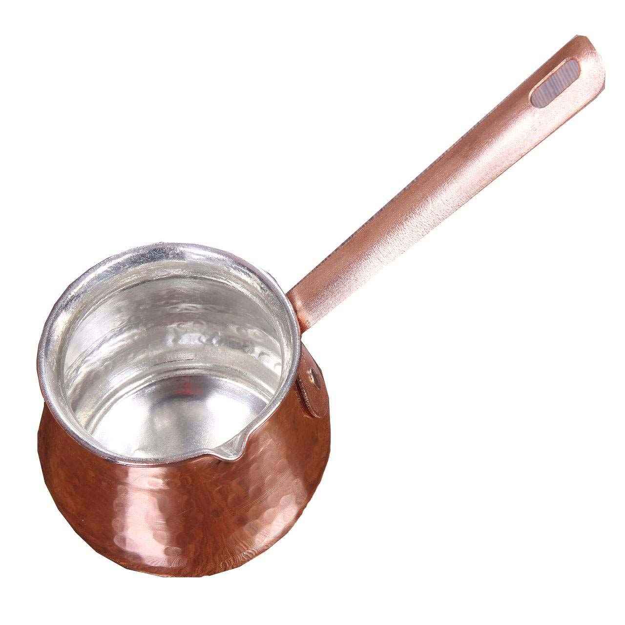 Price and Buy Turkish Coffee Pot – Traditional Hammered Copper Cezve / Ibrik, ZH65 - Image 3