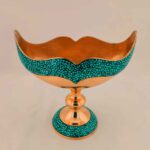 Price and Buy Turquoise Inlay Copper Bowl Model Kashkul - Image 4