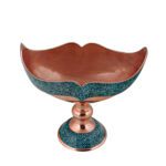Price and Buy Turquoise Inlay Copper Bowl Model saghar - Image 3