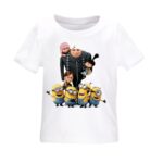 Price and Buy Ultra-Soft 100% Cotton Short Sleeve T-Shirt for Kids – Minion Family Design