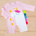 Price and Buy Unicorn Design Baby Romper – Soft 100% Cotton, Perfect for Newborns