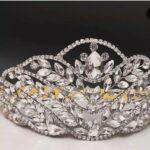 Price and Buy Unique Bridal Crown, Fully Adorned with High-Quality Gems and Stones