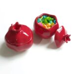 Price and Buy Unique Ceramic Sugar Bowl with Pomegranate Design - Image 4