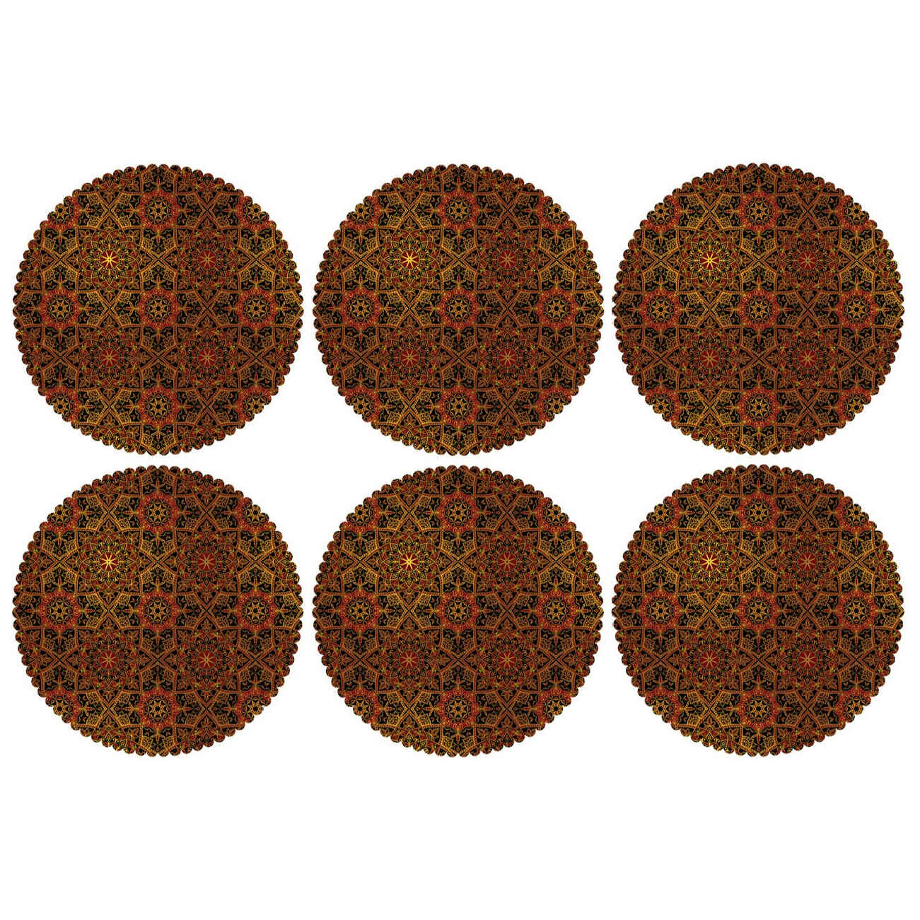Price and Buy Unique Geometric Floral Print Placemat – Elegant Dining Décor (Set of 6)_69020782274f9.jpeg Price and Buy Unique Geometric Floral Print Placemat – Elegant Dining Décor (Set of 6) - Image 1