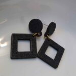 Price and Buy Unique Handmade Acrylic Earring – Stylish & Lightweight with Rhombus-Shaped Design - Image 3