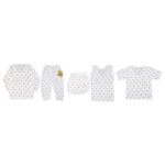 Price and Buy Unisex Baby Clothing Set with Hippo Design 5 Pieces - Image 4