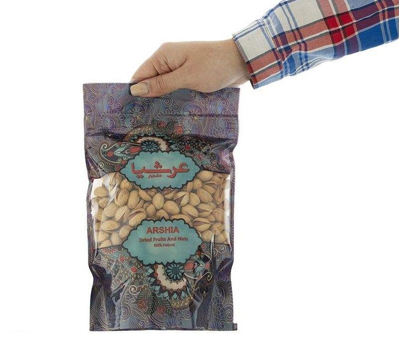 Price and Buy Unshelled Salted & Roasted Iranian Pistachios – Fandoghi Variety 1500 grams - Image 3